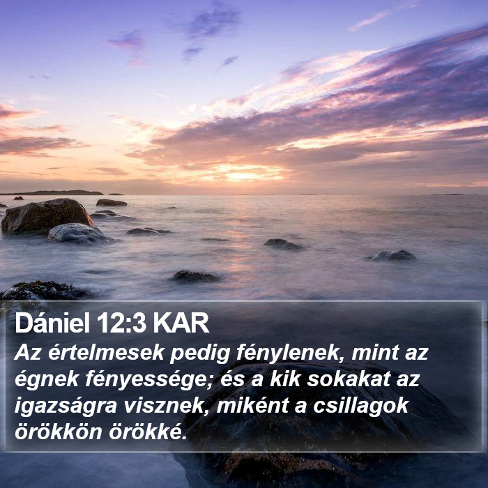 Dániel 12:3 KAR Bible Study