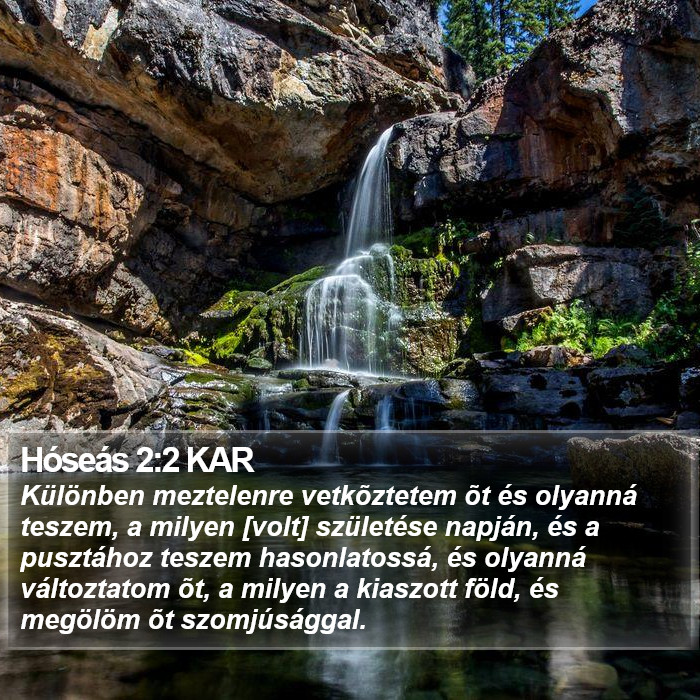 Hóseás 2:2 KAR Bible Study