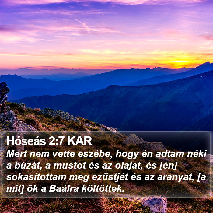 Hóseás 2:7 KAR Bible Study