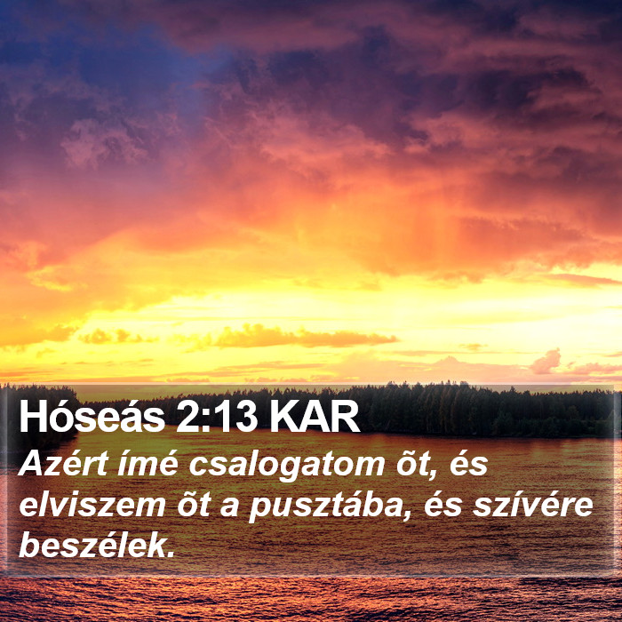 Hóseás 2:13 KAR Bible Study