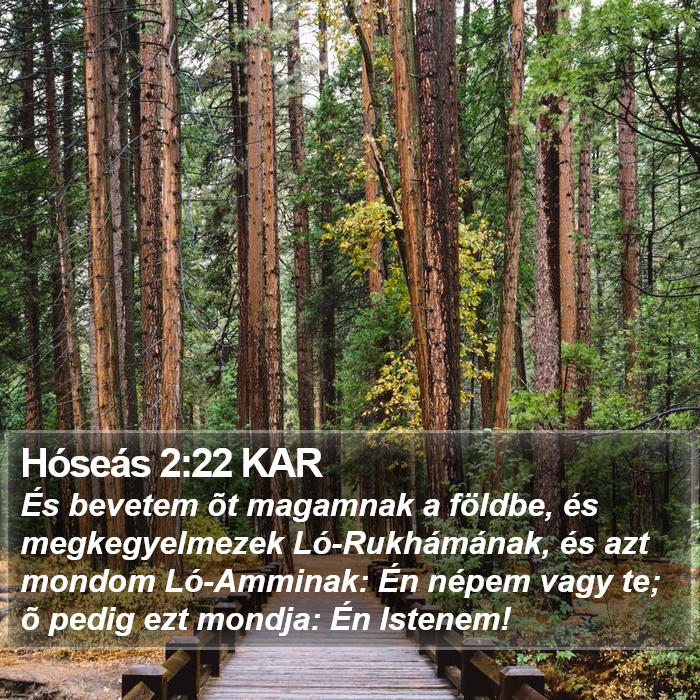 Hóseás 2:22 KAR Bible Study