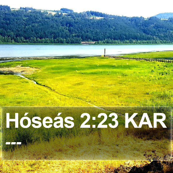 Hóseás 2:23 KAR Bible Study