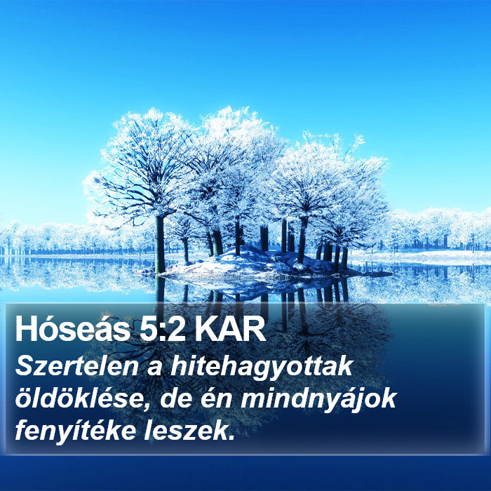 Hóseás 5:2 KAR Bible Study