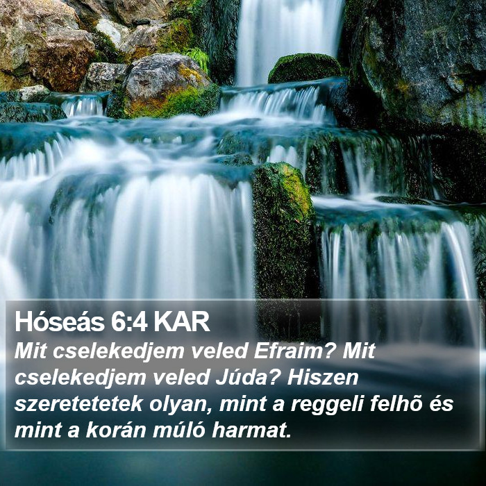 Hóseás 6:4 KAR Bible Study