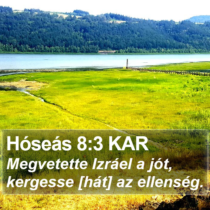 Hóseás 8:3 KAR Bible Study