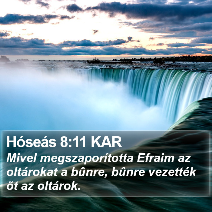 Hóseás 8:11 KAR Bible Study