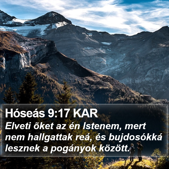 Hóseás 9:17 KAR Bible Study