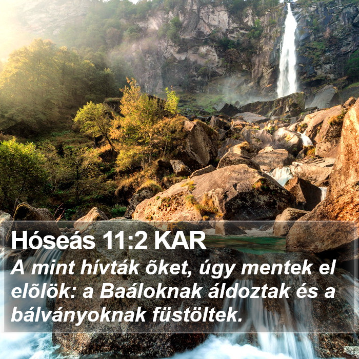 Hóseás 11:2 KAR Bible Study