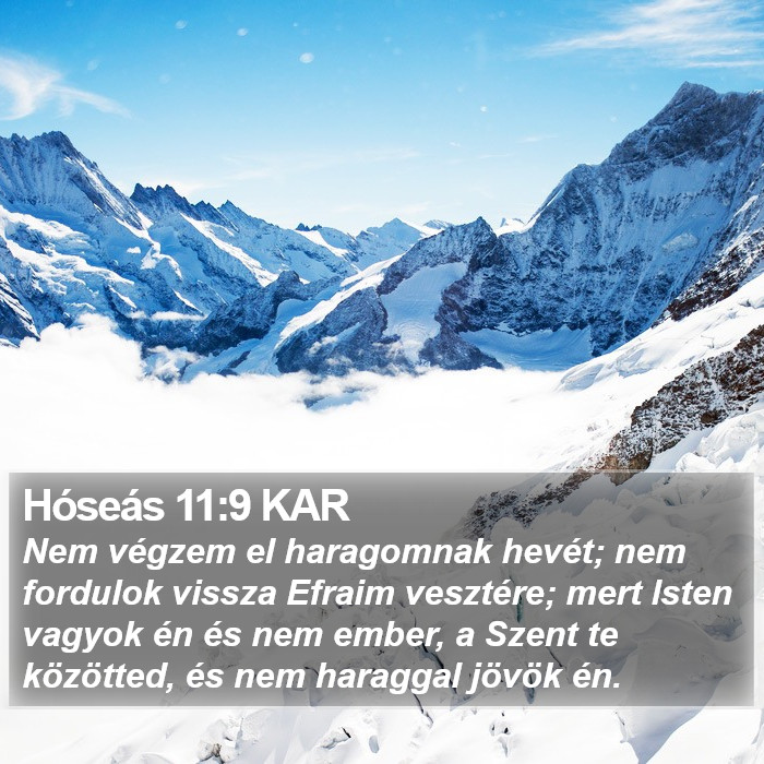 Hóseás 11:9 KAR Bible Study