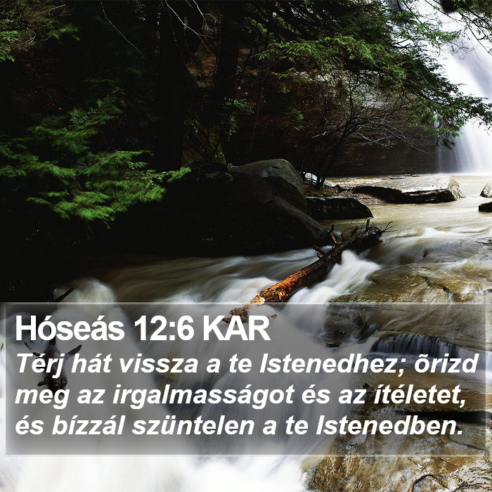 Hóseás 12:6 KAR Bible Study