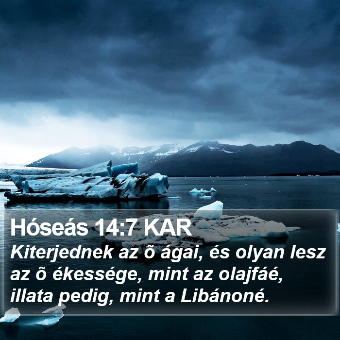 Hóseás 14:7 KAR Bible Study