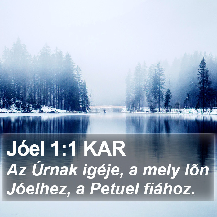 Jóel 1:1 KAR Bible Study