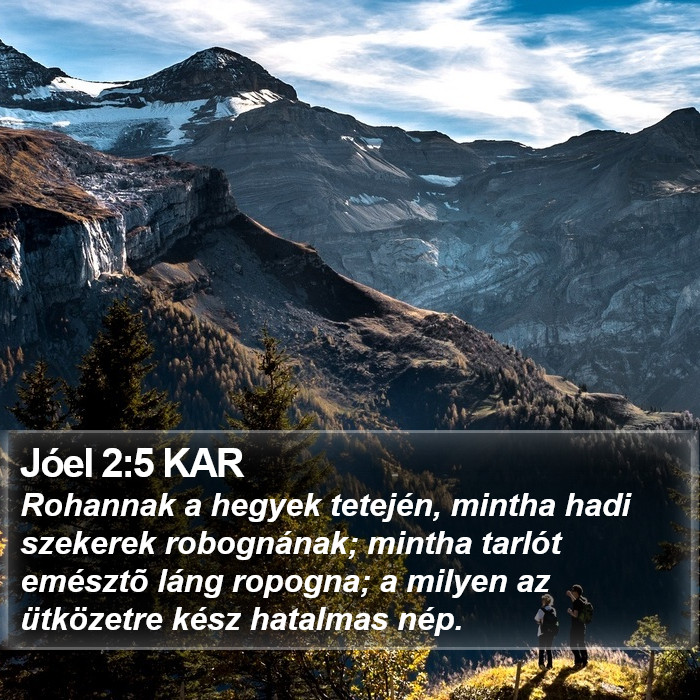 Jóel 2:5 KAR Bible Study