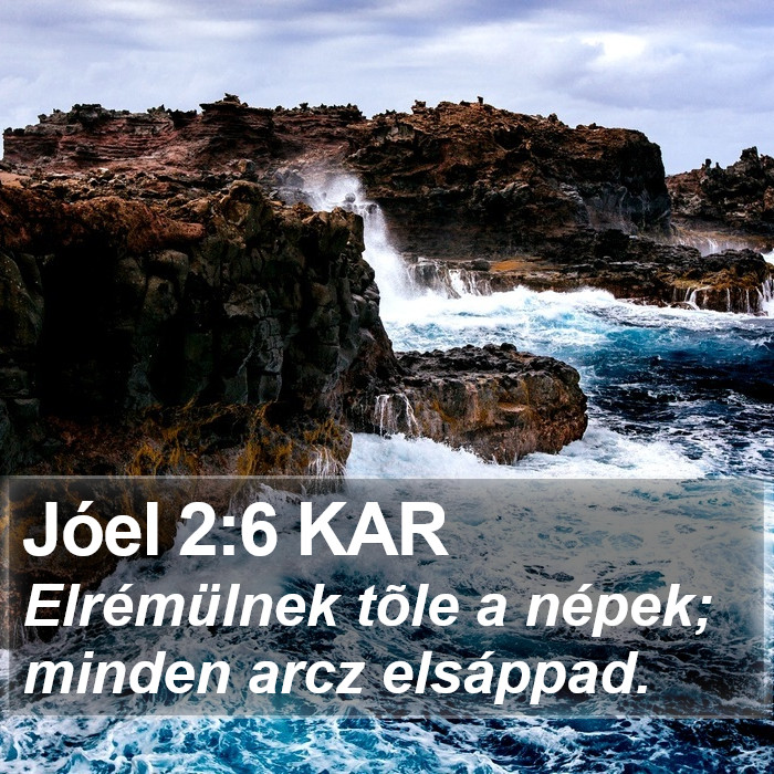 Jóel 2:6 KAR Bible Study