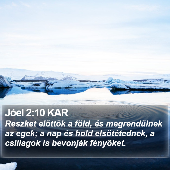 Jóel 2:10 KAR Bible Study