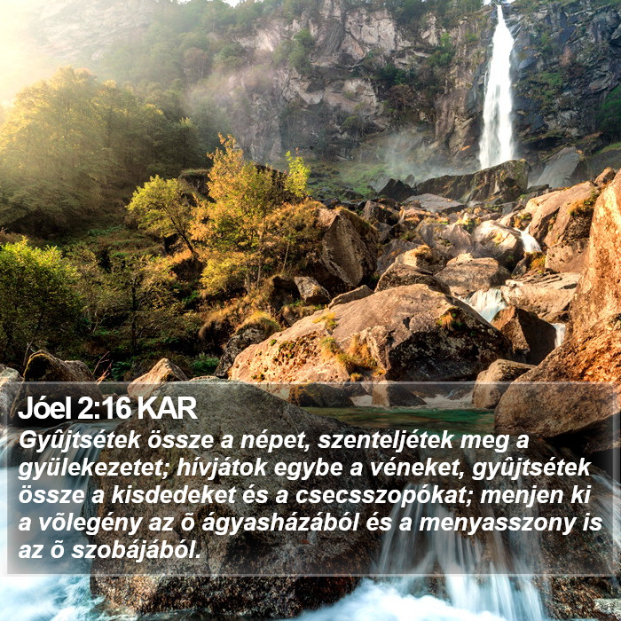 Jóel 2:16 KAR Bible Study