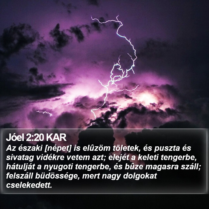 Jóel 2:20 KAR Bible Study