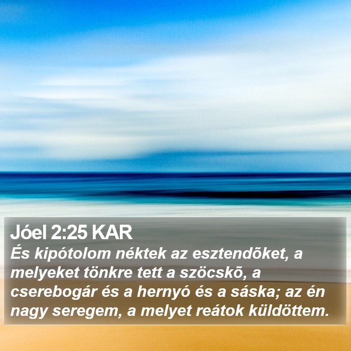 Jóel 2:25 KAR Bible Study