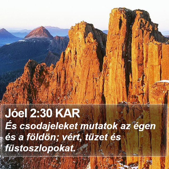 Jóel 2:30 KAR Bible Study