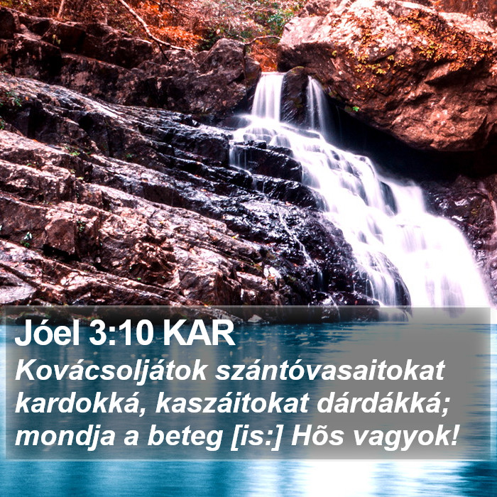 Jóel 3:10 KAR Bible Study