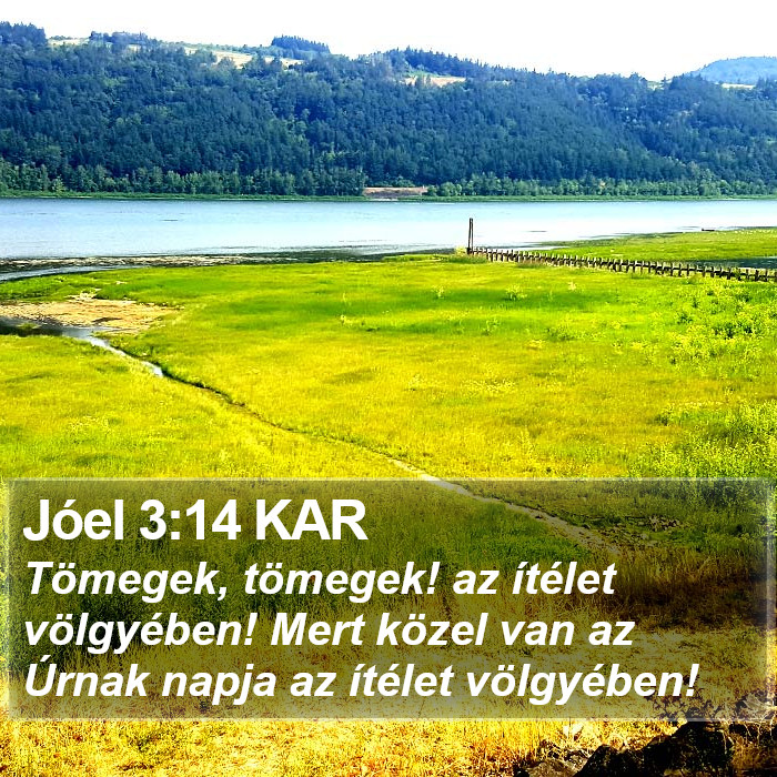 Jóel 3:14 KAR Bible Study