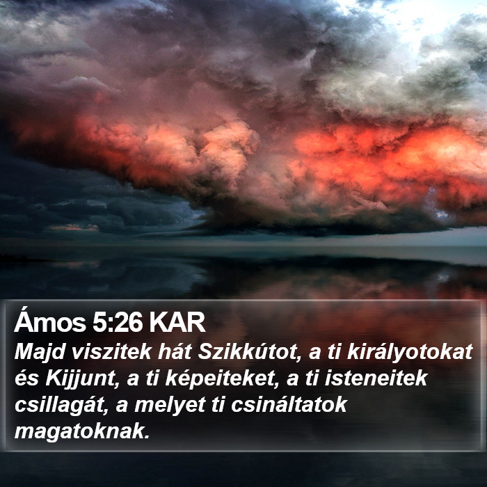 Ámos 5:26 KAR Bible Study