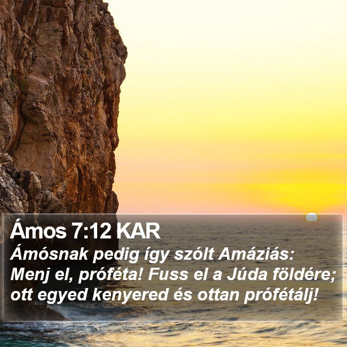 Ámos 7:12 KAR Bible Study