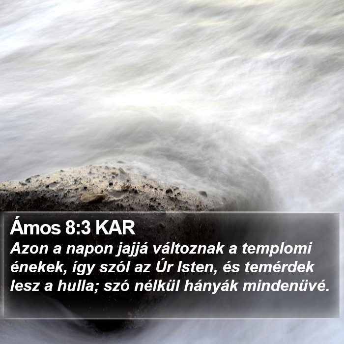 Ámos 8:3 KAR Bible Study