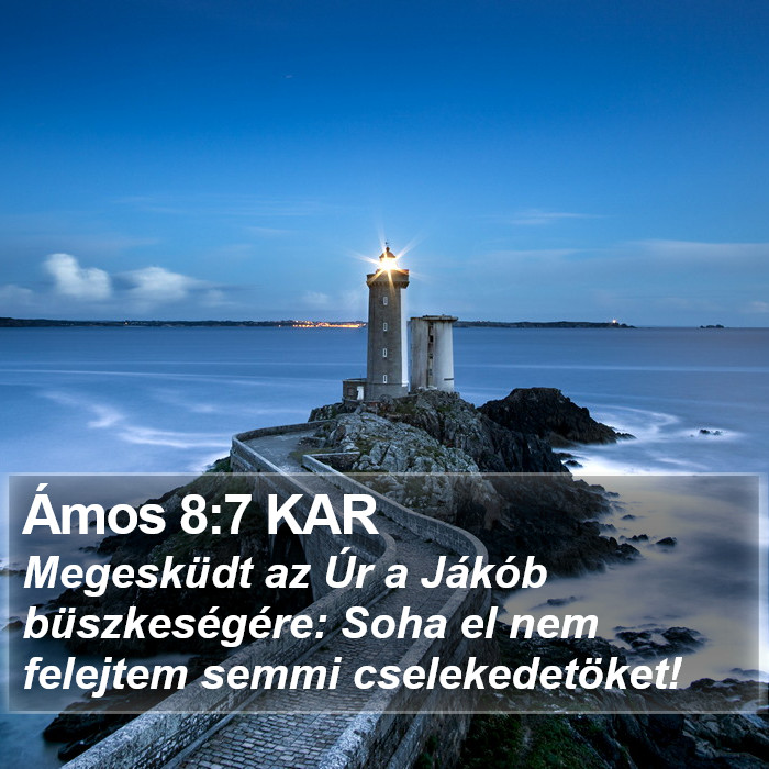 Ámos 8:7 KAR Bible Study