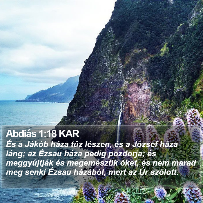 Abdiás 1:18 KAR Bible Study