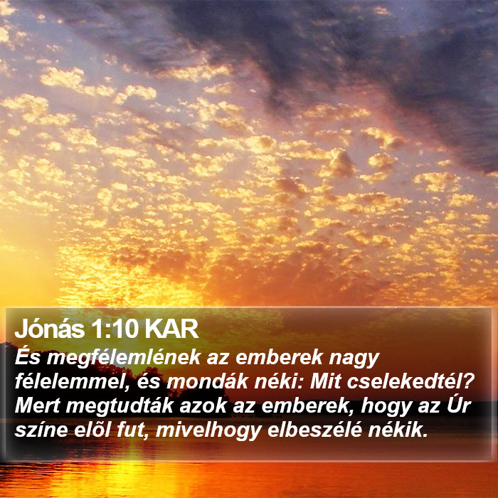 Jónás 1:10 KAR Bible Study