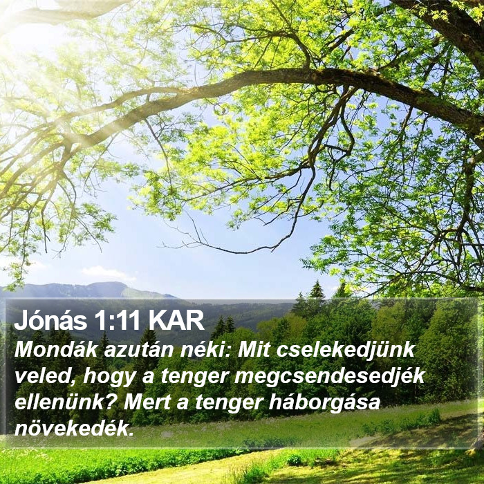Jónás 1:11 KAR Bible Study