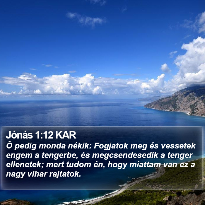 Jónás 1:12 KAR Bible Study
