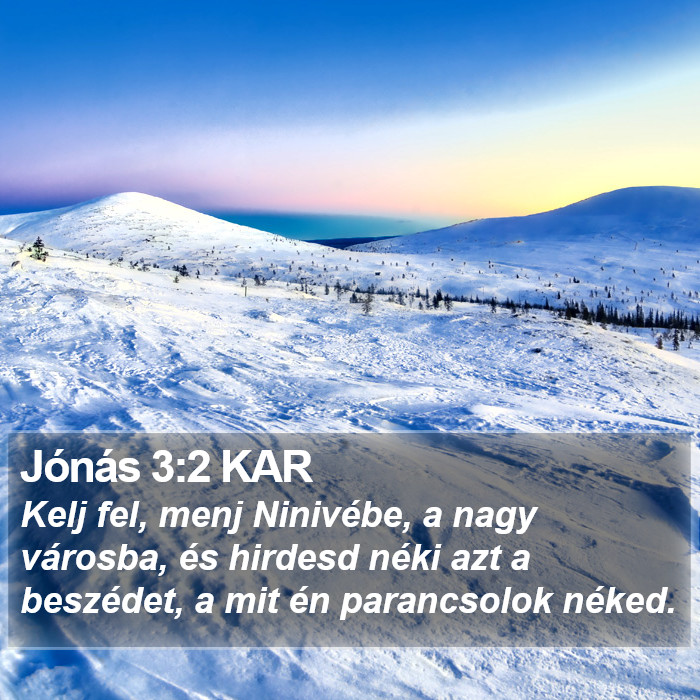 Jónás 3:2 KAR Bible Study