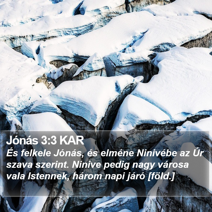 Jónás 3:3 KAR Bible Study