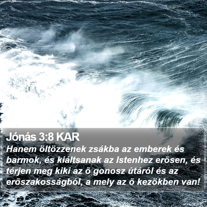 Jónás 3:8 KAR Bible Study