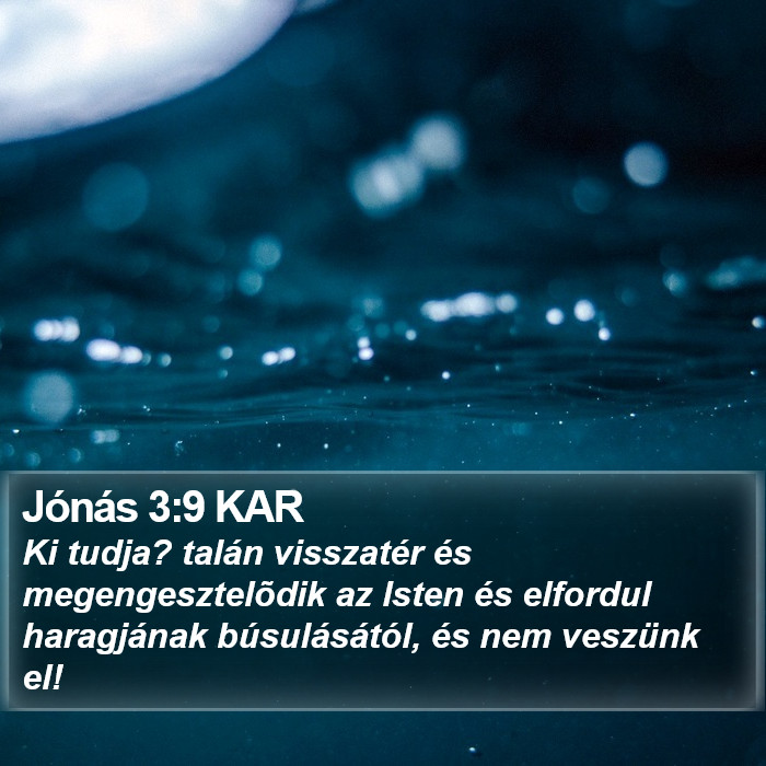 Jónás 3:9 KAR Bible Study