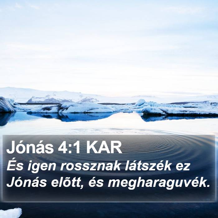 Jónás 4:1 KAR Bible Study