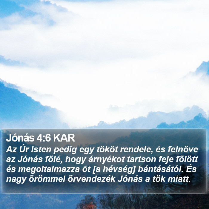 Jónás 4:6 KAR Bible Study