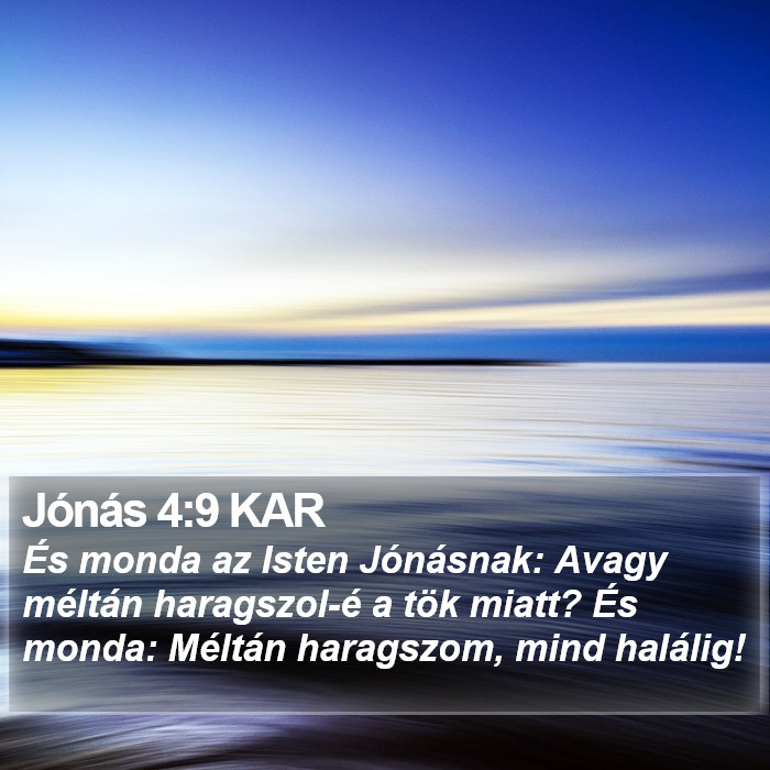 Jónás 4:9 KAR Bible Study