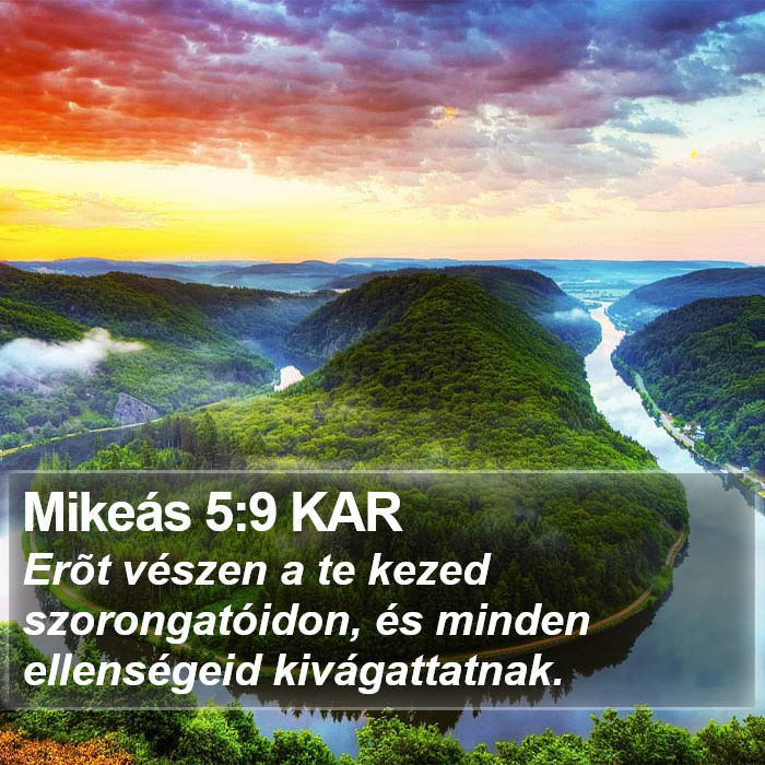 Mikeás 5:9 KAR Bible Study