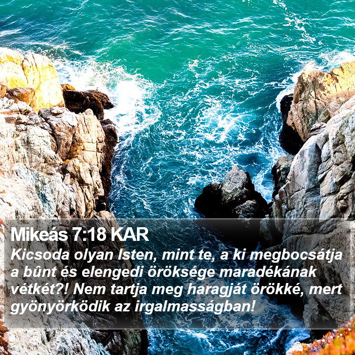 Mikeás 7:18 KAR Bible Study