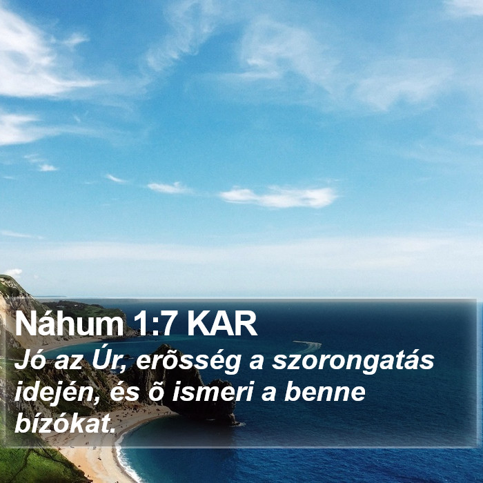 Náhum 1:7 KAR Bible Study