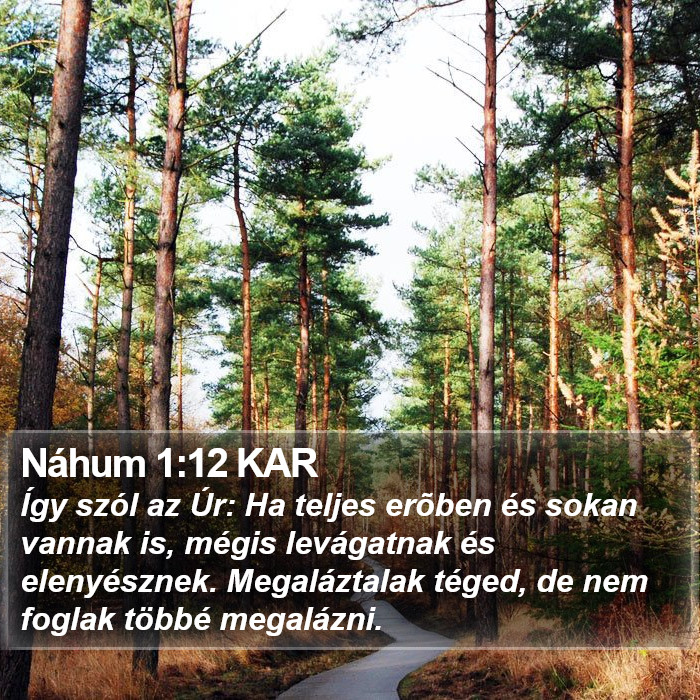 Náhum 1:12 KAR Bible Study