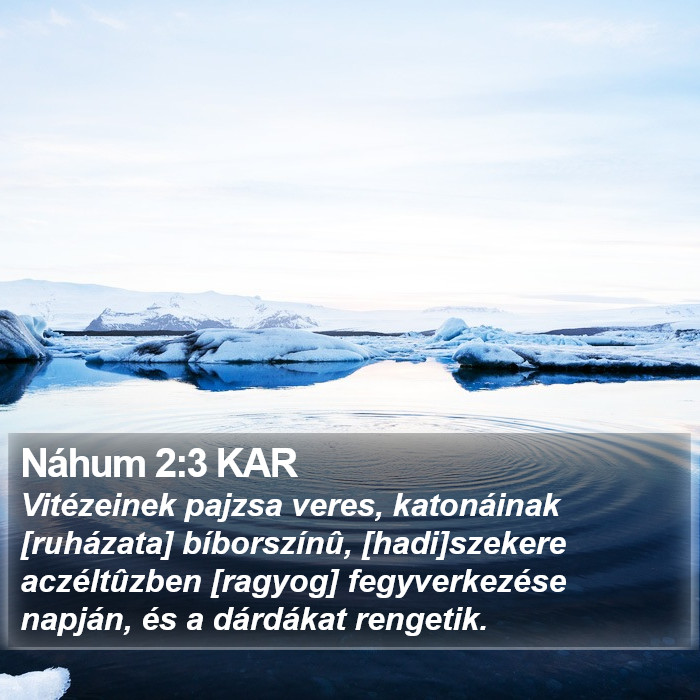 Náhum 2:3 KAR Bible Study