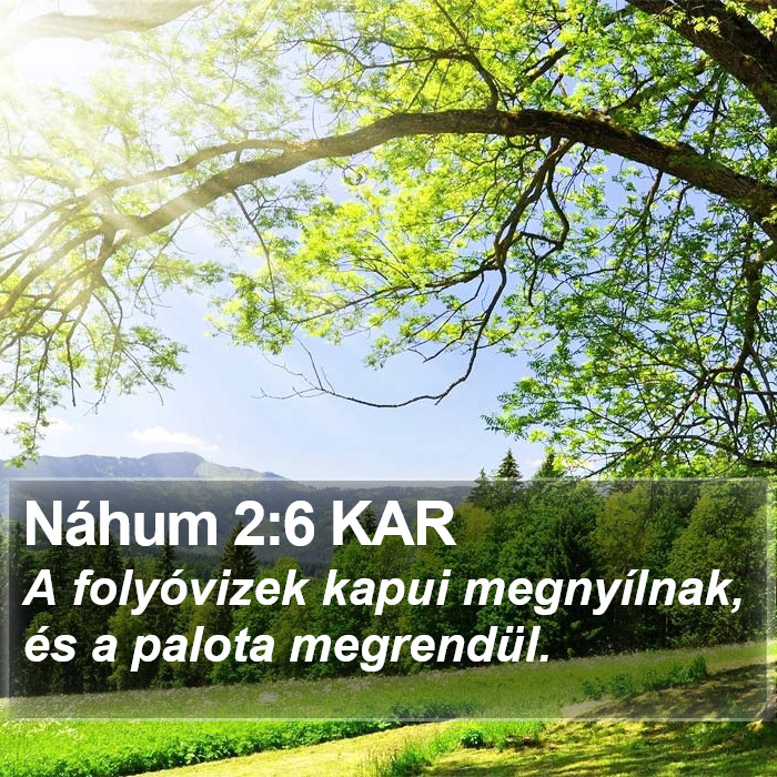 Náhum 2:6 KAR Bible Study