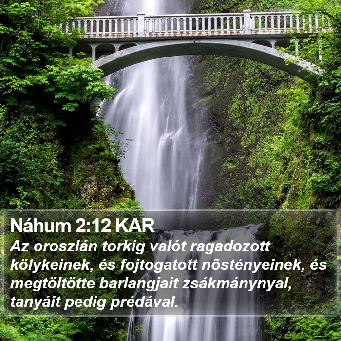 Náhum 2:12 KAR Bible Study