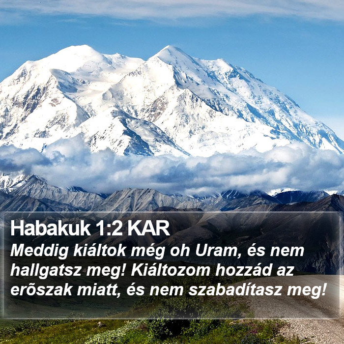 Habakuk 1:2 KAR Bible Study