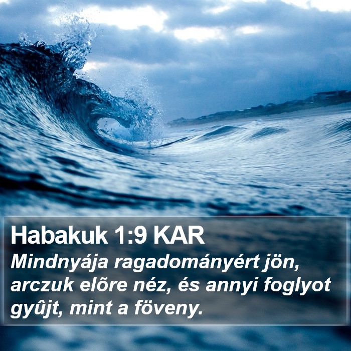 Habakuk 1:9 KAR Bible Study