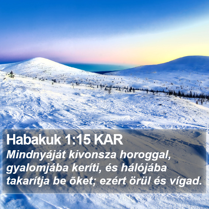 Habakuk 1:15 KAR Bible Study